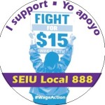 On April 14, members in many Local 888 chapters wore stickers on the job to show their support.