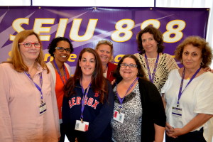 Randolph school cafeteria members attended the Local 888 convention on Sept. 24. 