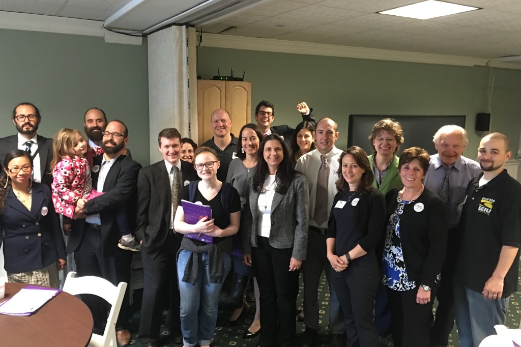 An impressive group of CPCS attorneys and employees gathered for today's Lobby Day!