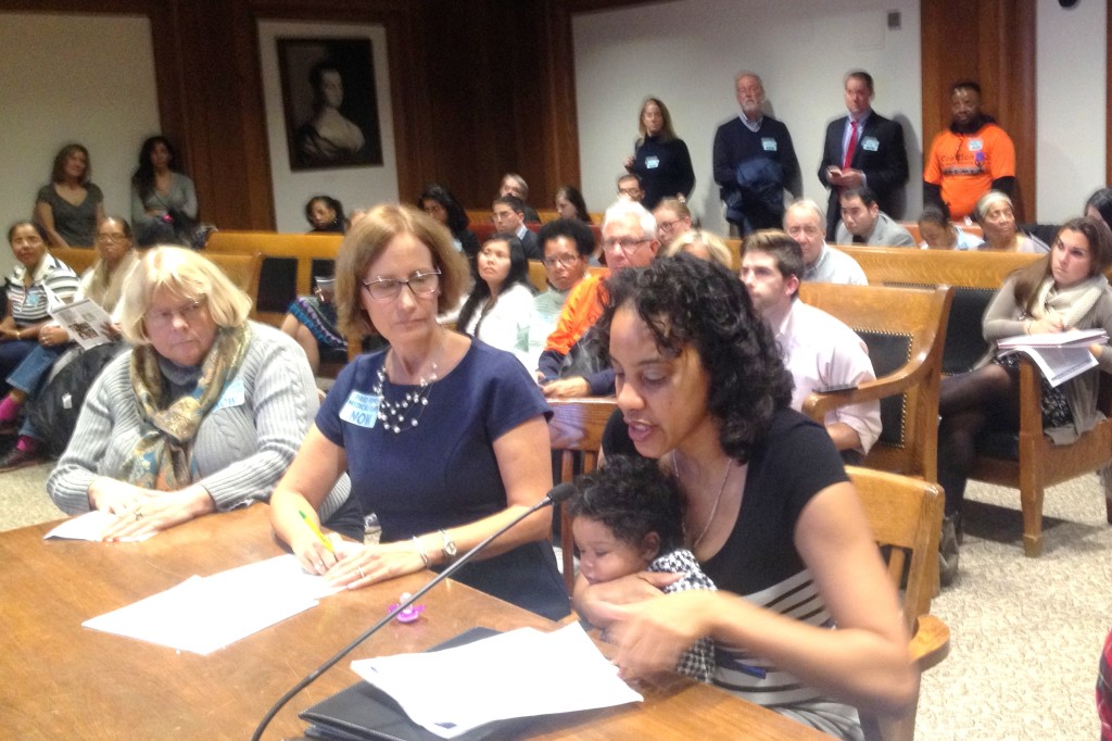 Damali Simmonds, a Local 888 member at Boston Water & Sewer, testified at a recent statehouse hearing on Paid Family & Medical Leave. Simmonds was quoted in her local newspaper and featured in a new Local 888 brochure that makes the case for paid leave.