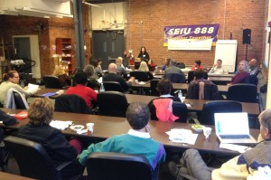 On Nov. 8, about 30 court interpreters attended their first meeting at Local 888. Most signed up to take advantage of a new Local 888 program that allows independent contractors who don’t have collective bargaining rights to become associate members of the union.