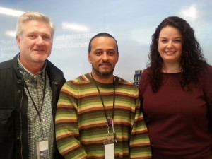 Local 888 members Kristin Joyce, Pedro Rodriguez and Paul Brophy all work at BPHC Shelters.