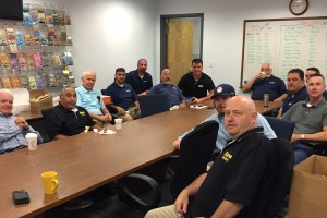 Techs, field staff and administrators gathered on Sept. 14 at the Lottery office in New Bedford to discuss their upcoming negotiations with management next year.  Stewards answered questions and all members were invited to attend the Local 888 Convention on Sept. 24.