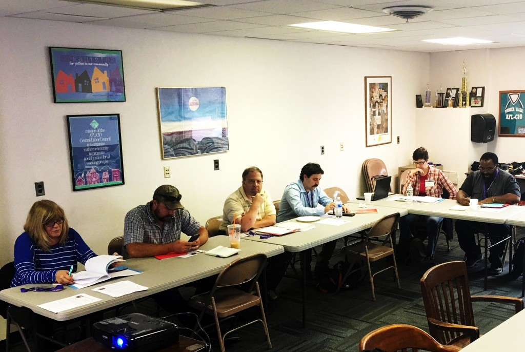 Josh is second from left at the Chapter Chair training.