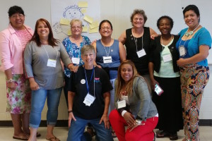 Local 888 Executive Board member Charlotte Killam (pictured third from left) attended the annual WILD meeting. 